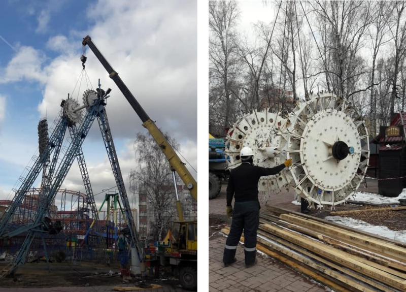 Парк аттракционов новосибирск самый большой