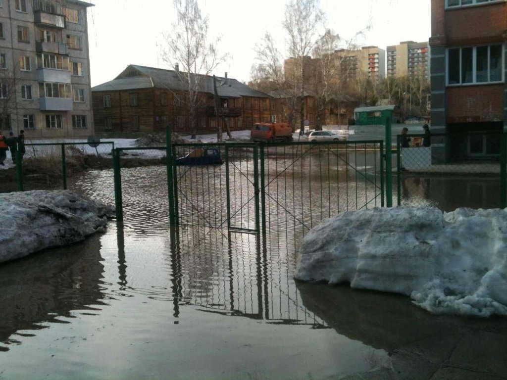 Паводок в Новосибирске достиг своего пика