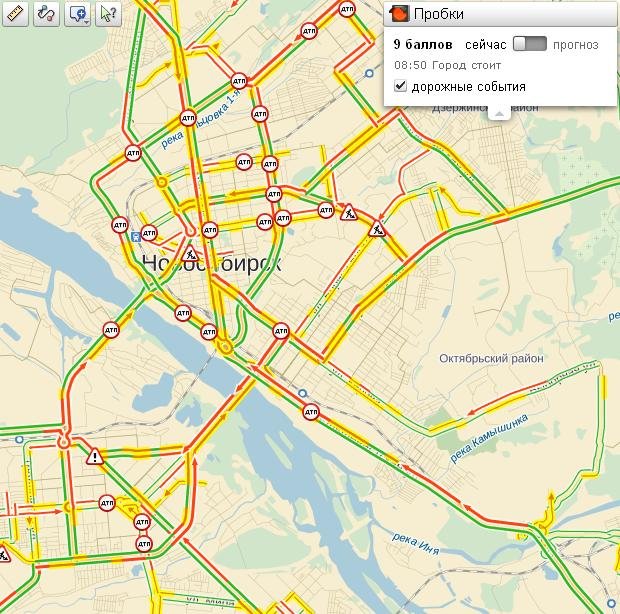 Пробки в липецке сейчас онлайн карта смотреть онлайн