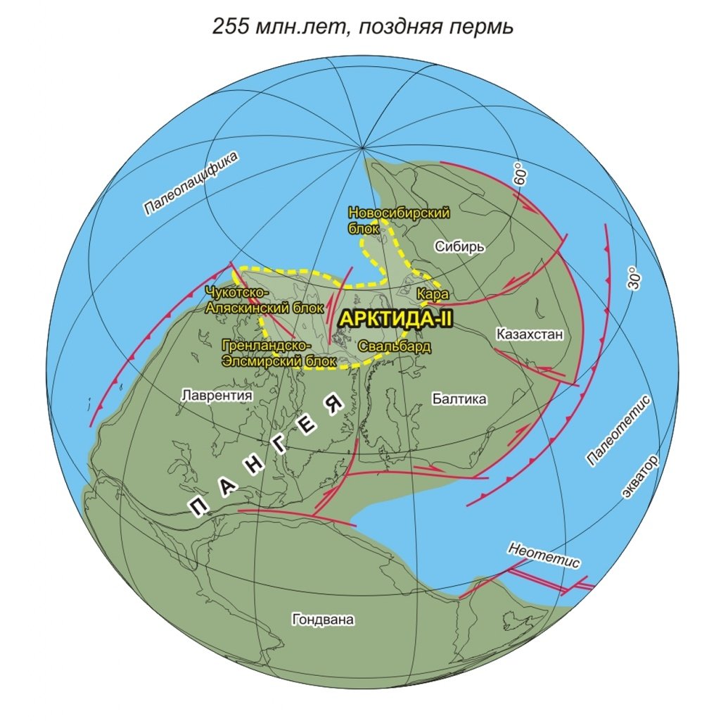 Пермское море карта