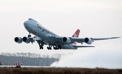 В аэропорту «Толмачево» приземлился новый  Boeing 747-8