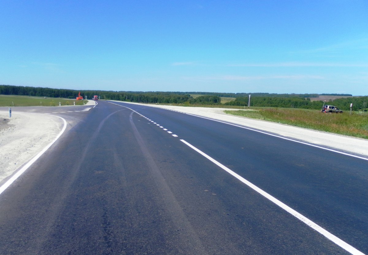 На двух участках автодороги «Новосибирск – Ленинск-Кузнецкий» закончен ремонт