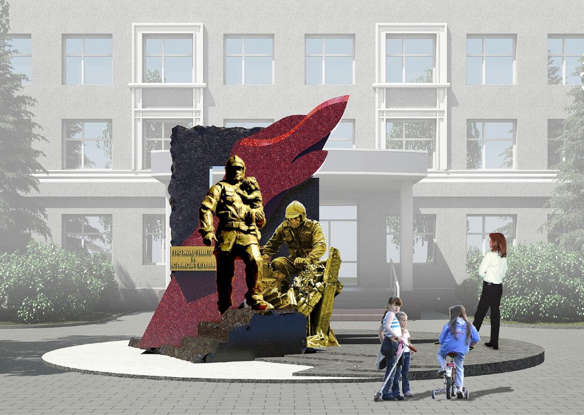 Напротив памятника Александру III появится монумент пожарным