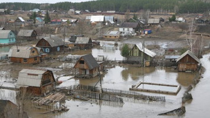 Новосибирск могут потопить растаявшие сугробы