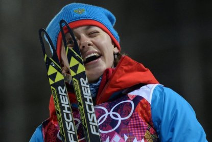 Ольга Вилухина завоевала серебро Игр в биатлонном спринте - Ведомости