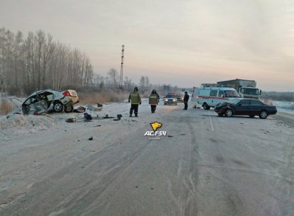 ДТП унесло несколько жизней на трассе под Новосибирском