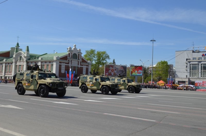Репетиции парада заняли центр Новосибирска