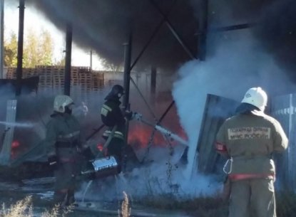 Пожарные предотвратили взрыв на лакокрасочном заводе