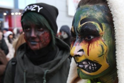 Школьников с «Парада зомби» задержали в Новосибирске