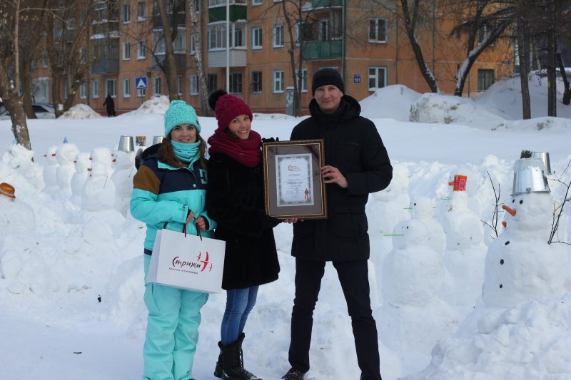 Новосибирцы поставили рекорд России по лепке снеговиков