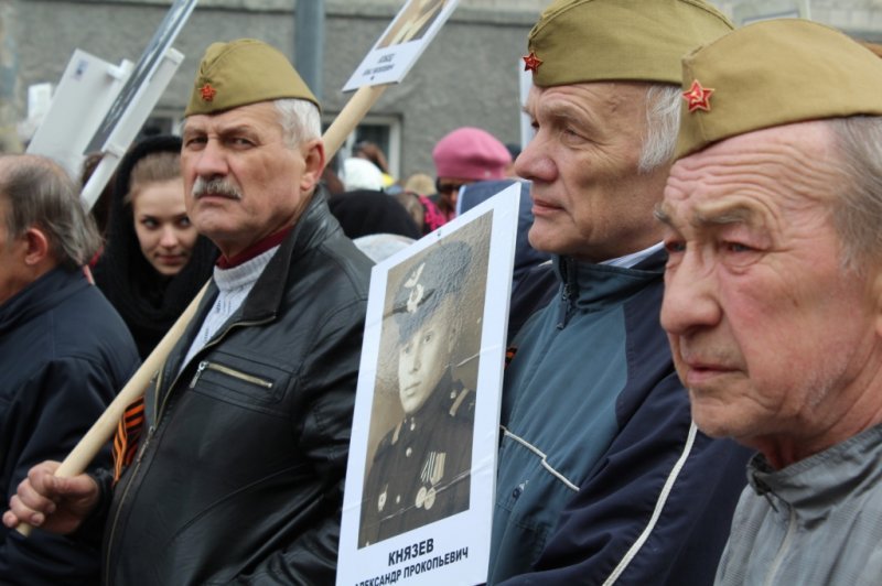 «Бессмертный полк» дойдет до Дома офицеров в Новосибирске