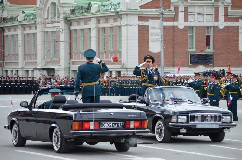 Улицы Новосибирска перекрывают для репетиций парада Победы