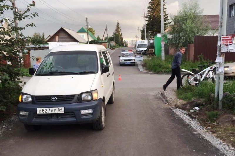 Пьяный водитель сбил велосипедистку в Новосибирске