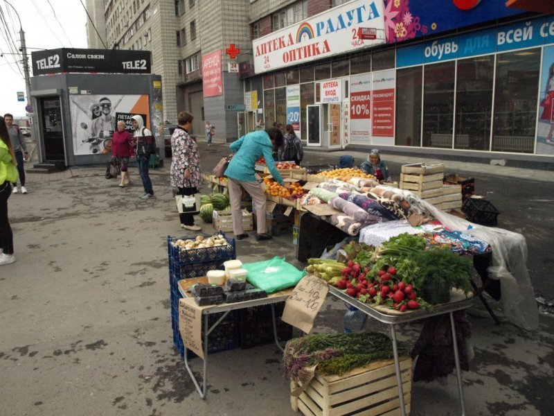 Уличных торговцев пугают конфискацией 