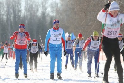Более 11 тысяч человек прошли «Лыжню России»