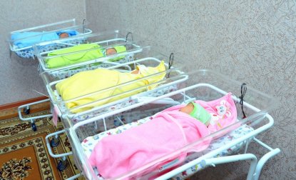 Жительница Новосибирска родила сразу четверых детей