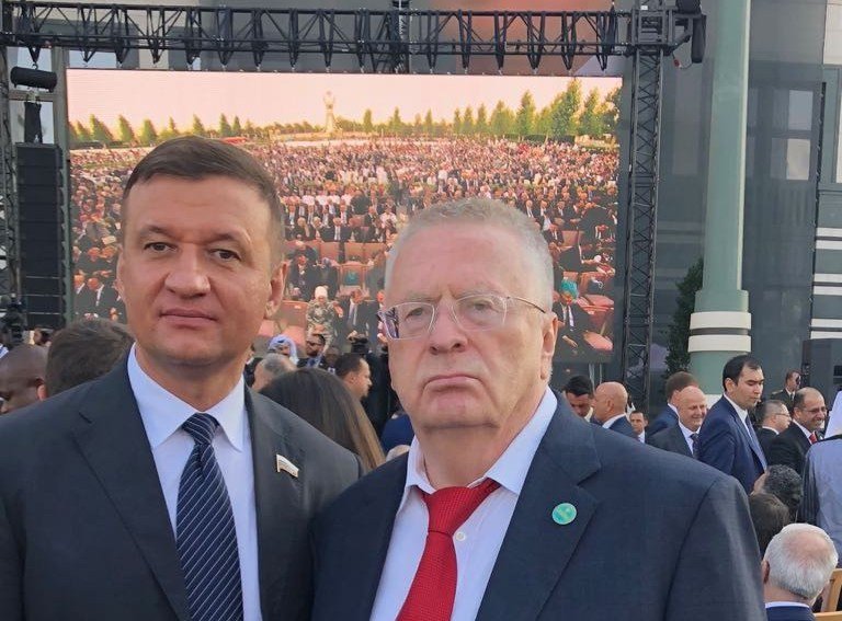 Жириновский и Савельев на инаугурации Эрдогана в Турции