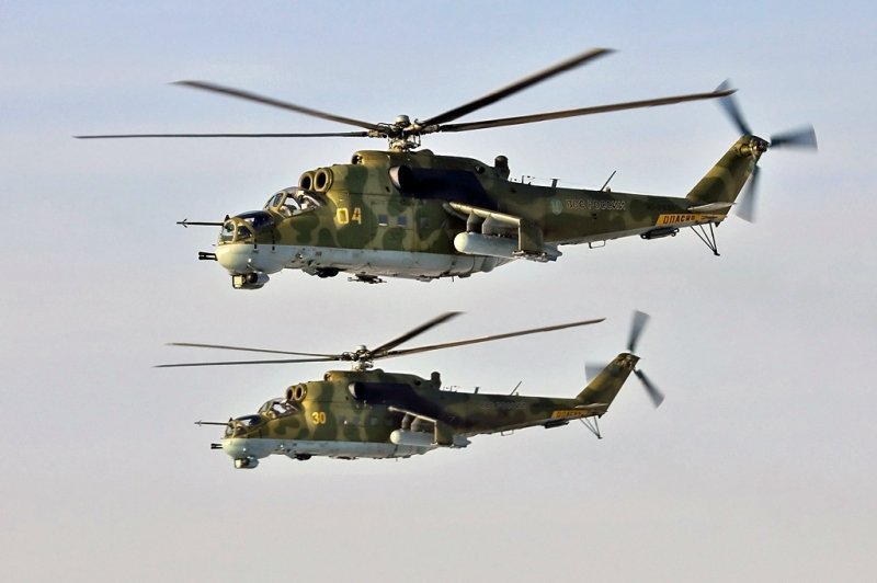 Новосибирские боевые вертолеты отправили на учения 
