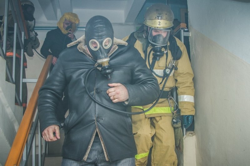 20 человек эвакуировались из-за пожара на Никитина