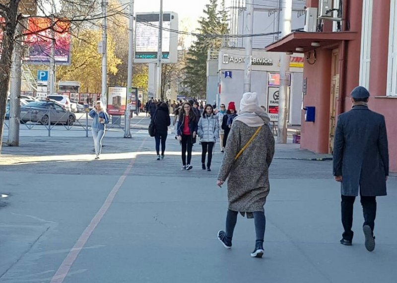 Красную линию для туристов нарисовали в центре Новосибирска