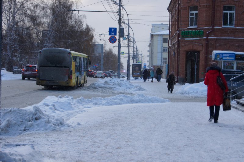 Резкое похолодание началось в Новосибирске