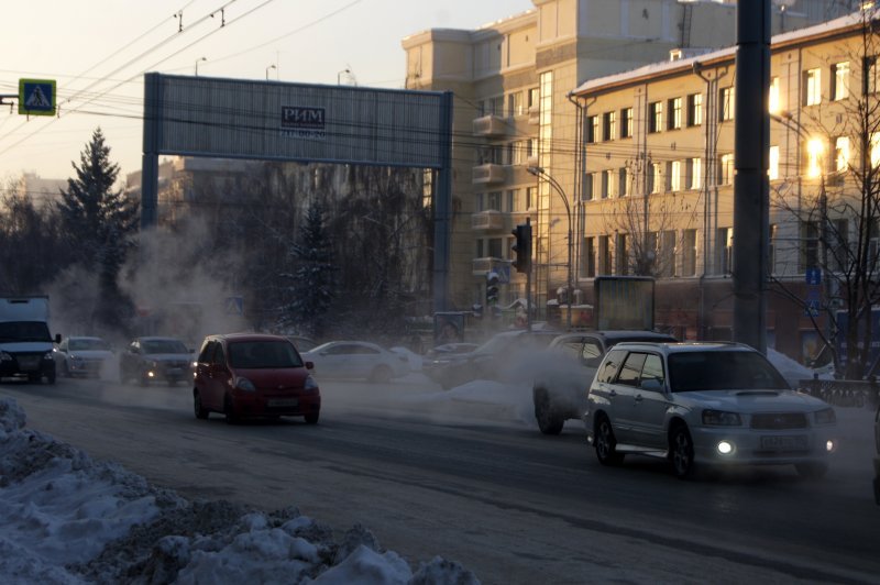 Центр Новосибирска парализовали отключившиеся светофоры