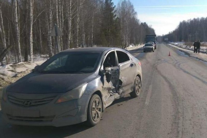 Маленький мальчик пострадал в ДТП на трассе