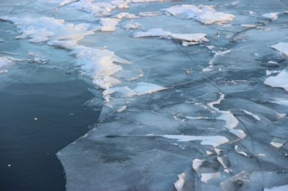 Обнаженную мертвую женщину нашли во льду озера
