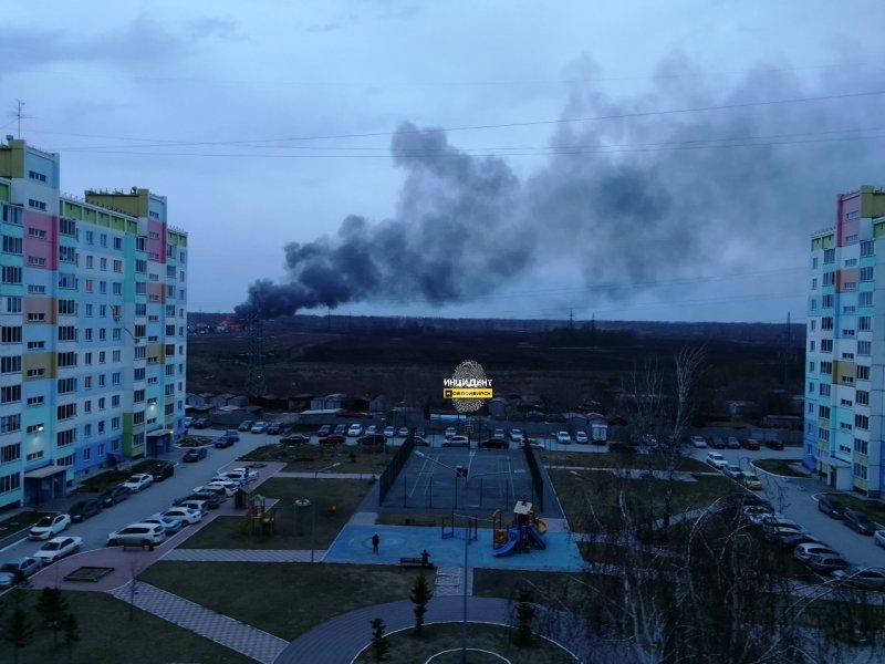 Почти сто пожаров произошли в Новосибирской области за сутки