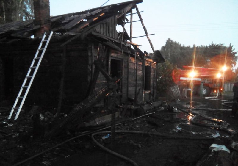 Трое детей погибли в ночном пожаре под Новосибирском
