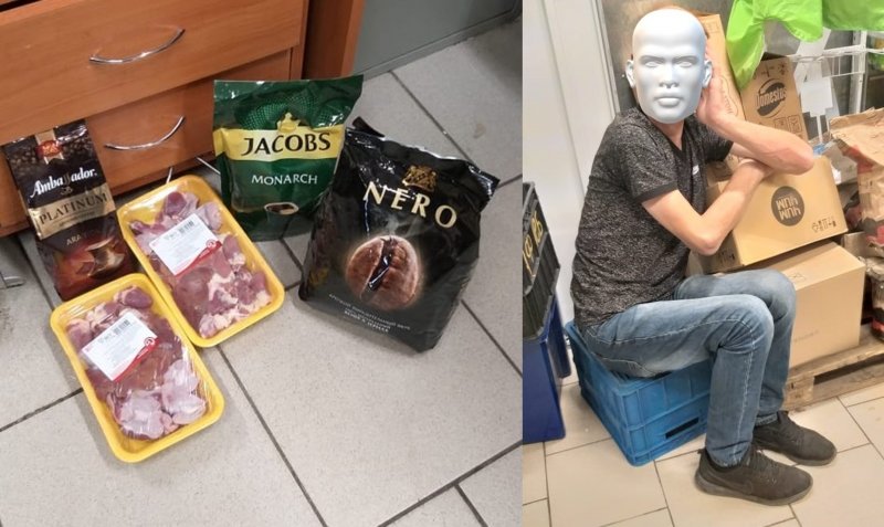 Многодетный новосибирец украл продукты на 1800 рублей 