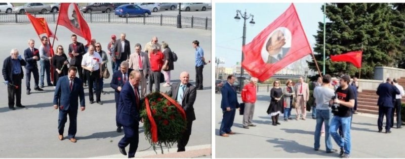 Омские коммунисты пришли чихать на Ленина