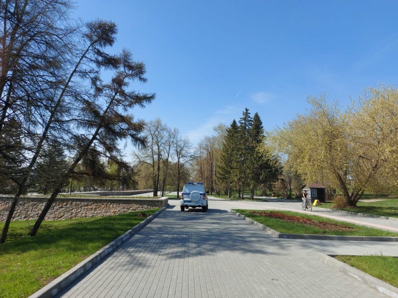 Новосибирским семьям разрешили гулять в парках, но в масках 