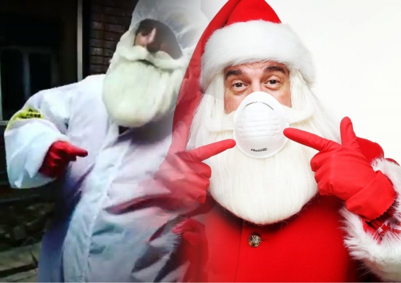 Санта Клаус объявил войну коронавирусу в Новосибирске