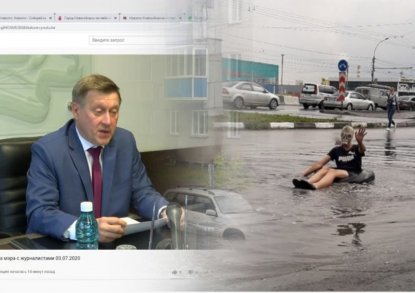 «Могло быть и хуже…»: Мэр Локоть заявил, что Новосибирск хорошо справляется с потопами 