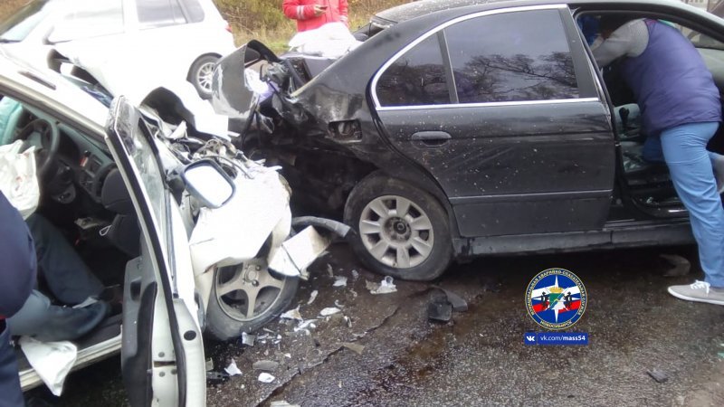 Из-за молодого новосибирца на BMW пострадали двое пенсионеров