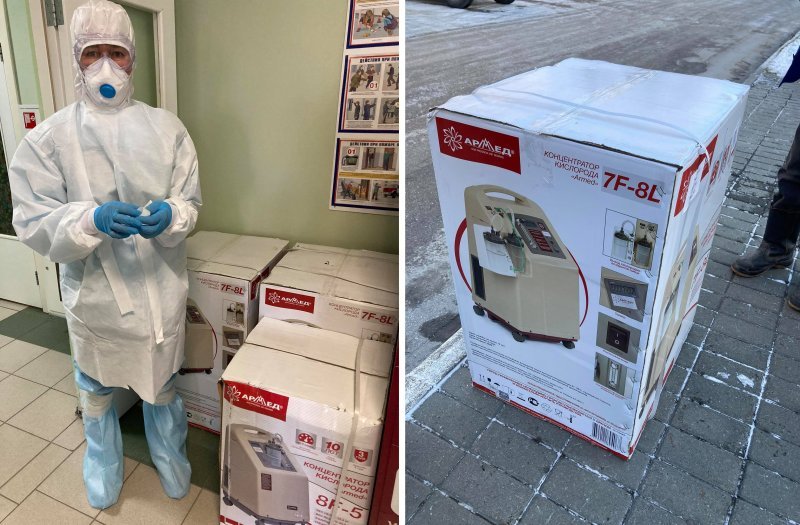 Новосибирцы скидываются на оборудование и лекарства для ковидных госпиталей