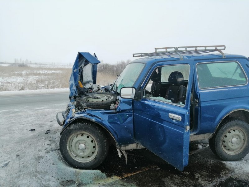 Водитель и пассажирка «Нивы» погибли в лобовом столкновении на трассе