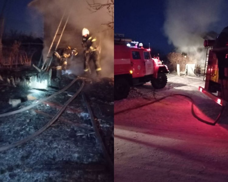 Мужчина и женщина погибли в пожаре под Новосибирском