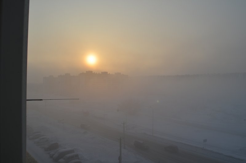 Новосибирск погрузился в смог и дым
