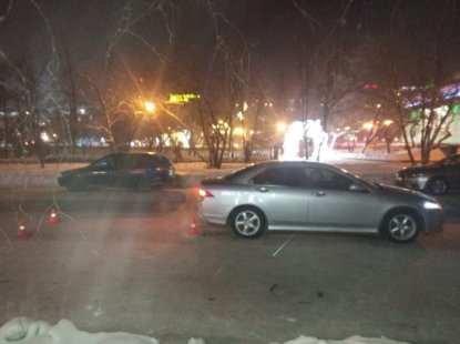 Задним ходом у мэрии Новосибирска сбили двух пешеходов