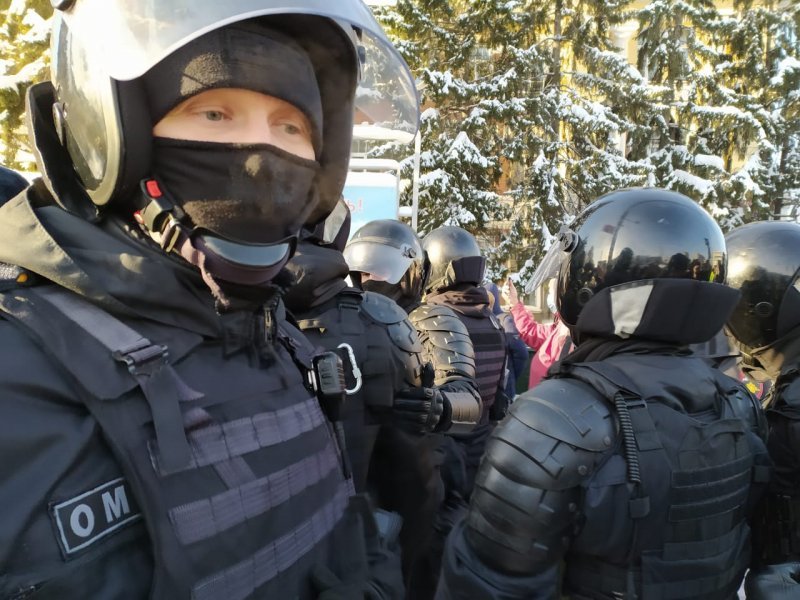 Задержания протестующих начались в Новосибирске