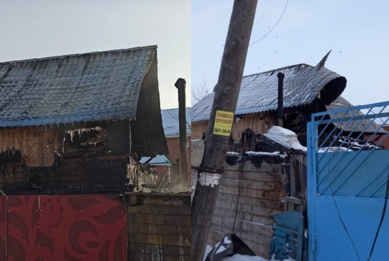После пожара на улице Ольховской еще одна семья осталась без жилья