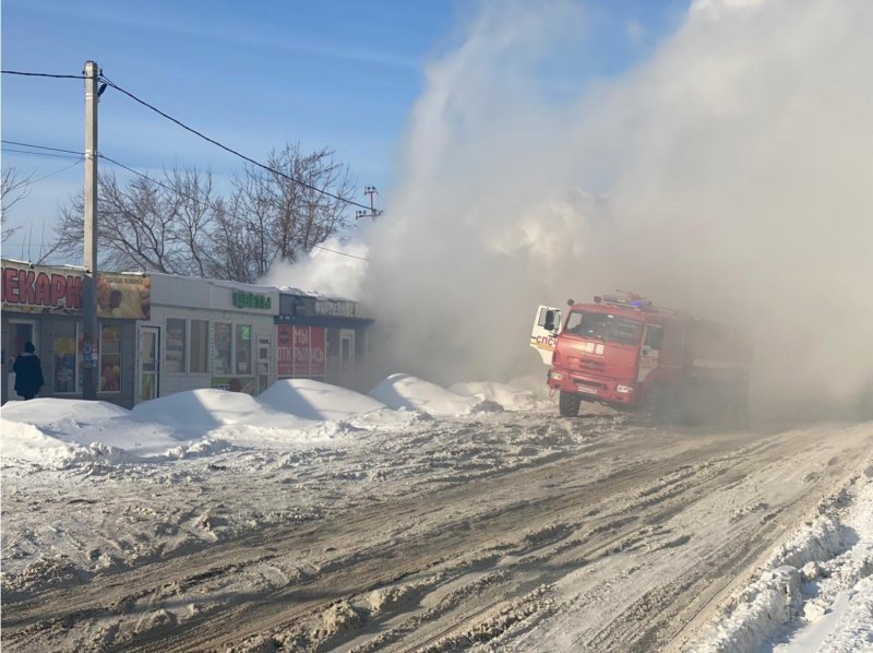 Пожар в пивном магазине на Фадеева: была угроза взрыва