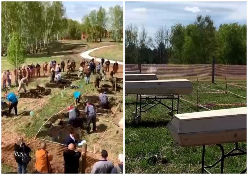 Под Новосибирском прошел чемпионат по копанию могил (ВИДЕО)