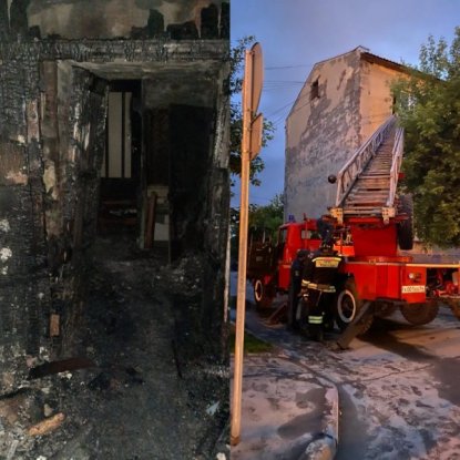 Из горящего многоквартирного дома новосибирские пожарные спасли 11 человек