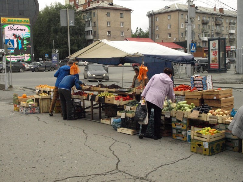Чтобы никто не болел: мэр Локоть рекомендовал не покупать фрукты на новосибирских улицах