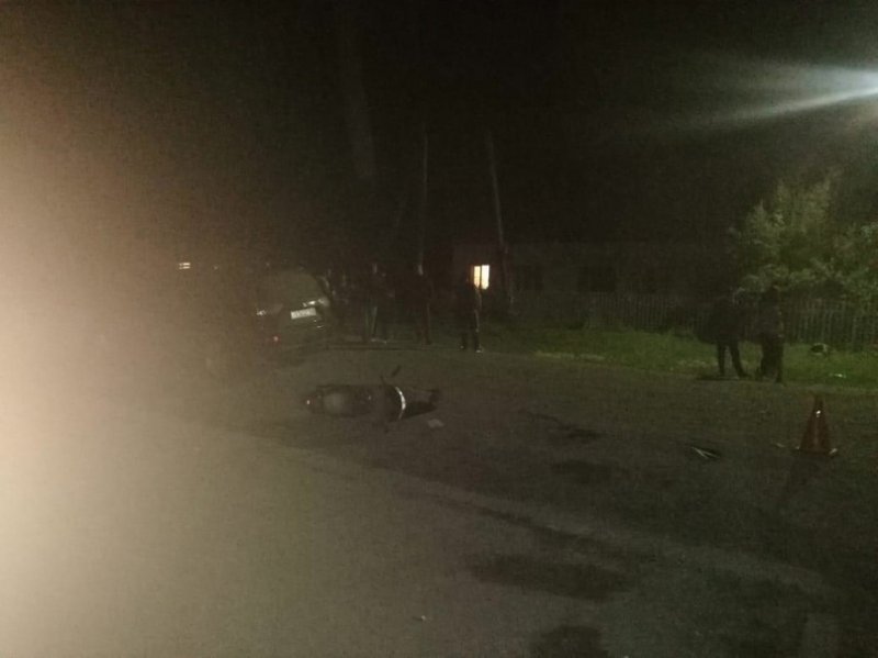 Пьяный автомобилист сбил пенсионерку на мопеде под Новосибирском
