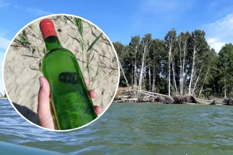Послание предков: новосибирцы на острове нашли бутылку с запиской из прошлого века