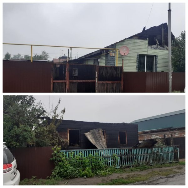 Пять домов сгорели в частном секторе на Оренбургской в Новосибирске